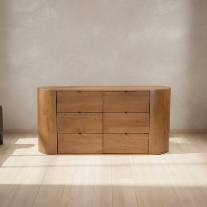 Theo 6 Drawer Dresser Natural