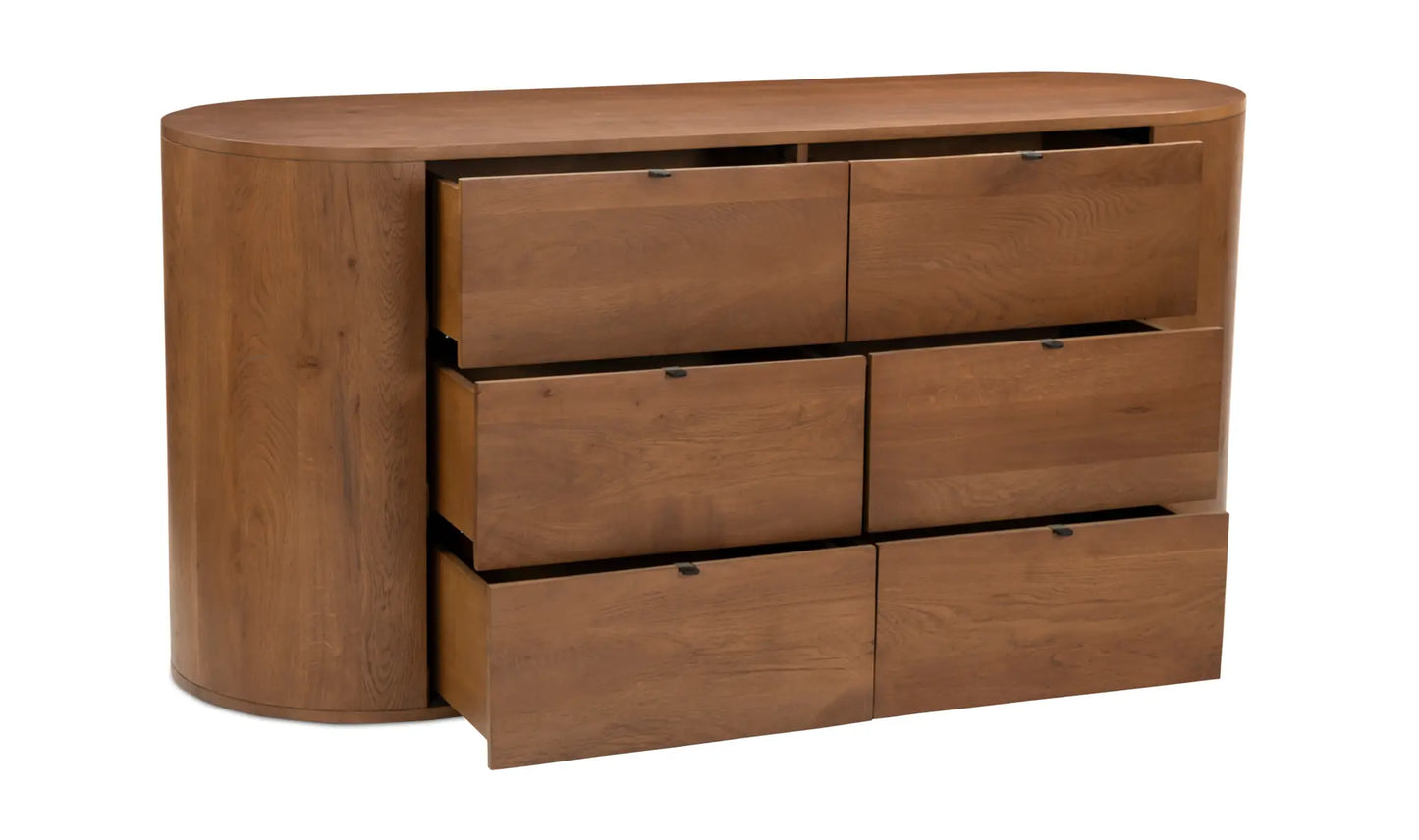 Theo 6 Drawer Dresser Natural