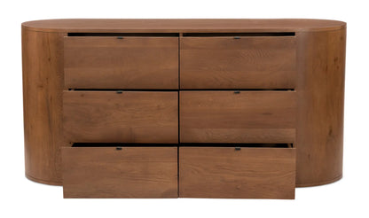 Theo 6 Drawer Dresser Natural