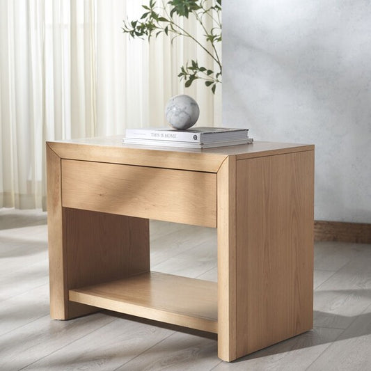 Darnell Wood 1 Drawer Nightstand