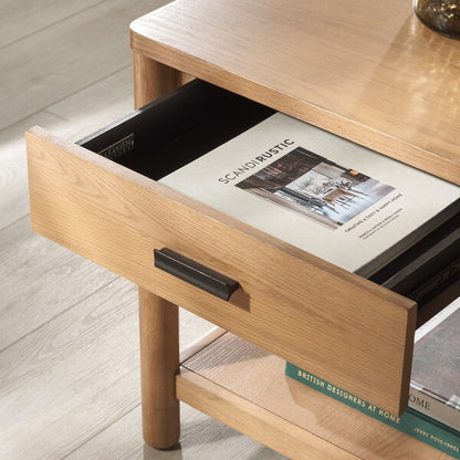 Jaylessa Wood 1 Drawer End Table