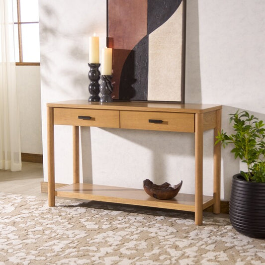 Jaylessa Wood 2 Drawer Console Table