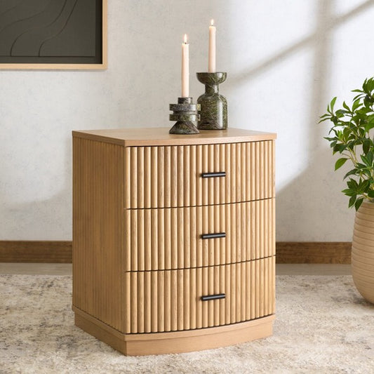 Shelbie 3 Drawer Nightstand