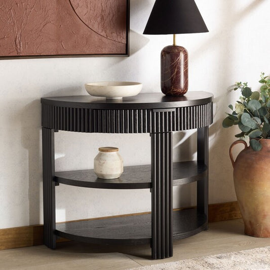 Shelbie Reeded Console Table