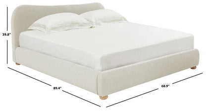 Beccarose Velvet Bed