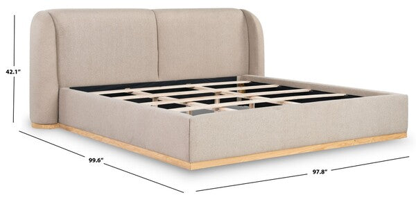 Martynia Boucle King Bed