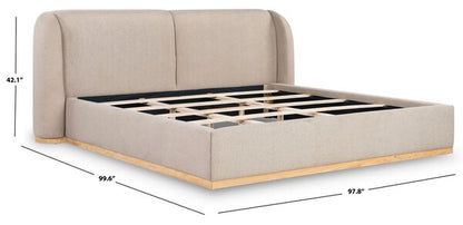 Martynia Boucle King Bed