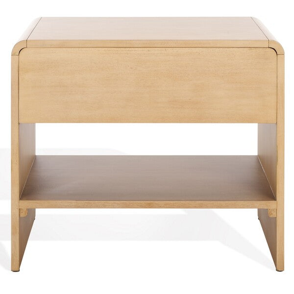 Haydriana 1 Drawer Wood Nightstand
