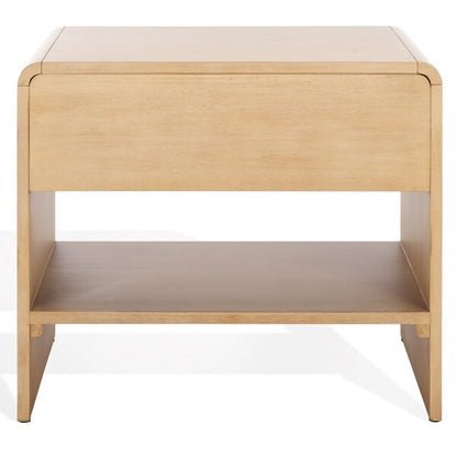 Haydriana 1 Drawer Wood Nightstand