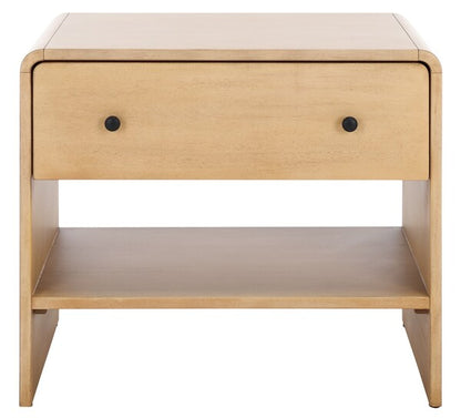 Haydriana 1 Drawer Wood Nightstand