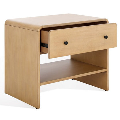 Haydriana 1 Drawer Wood Nightstand