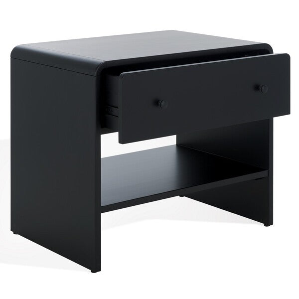 Haydriana 1 Drawer Wood Nightstand