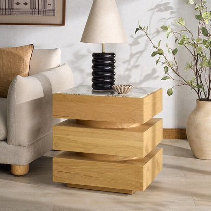 Shayrina Marble Accent Table Natural