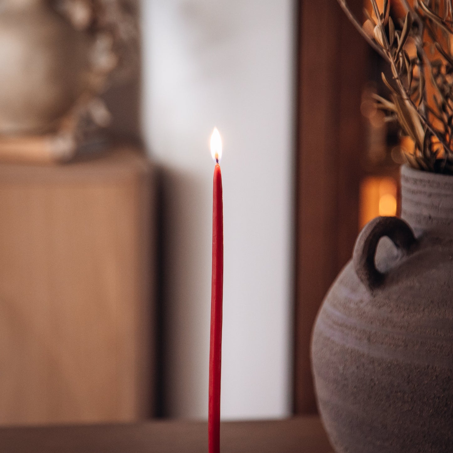 Melissa Beeswax Thin Tapers - Pack of 15