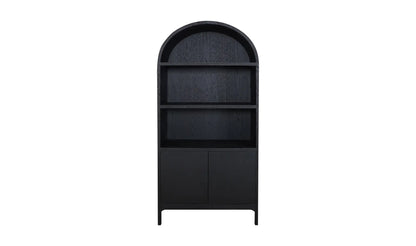 Wilde Display Cabinet Black Oak