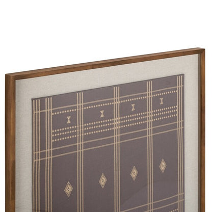 Terra Framed Textile Art