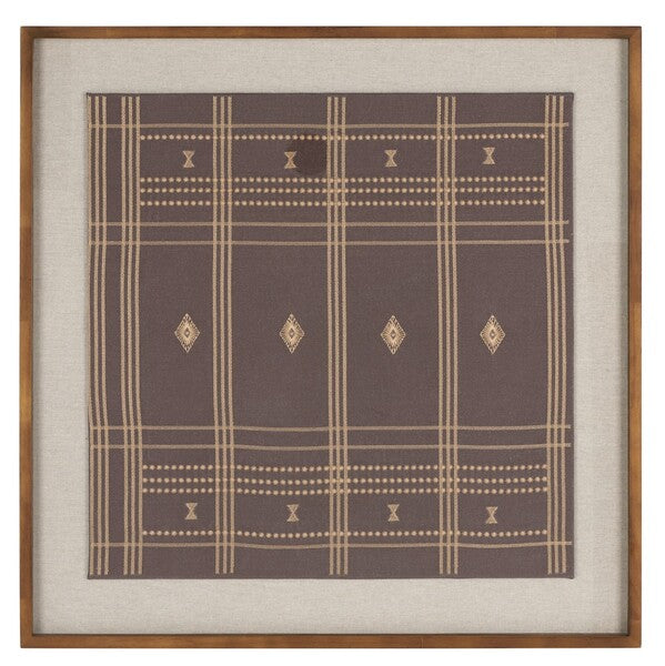 Terra Framed Textile Art