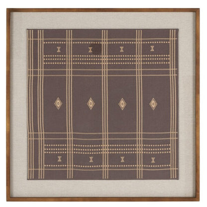 Terra Framed Textile Art