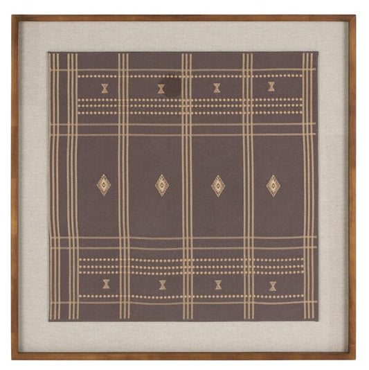 Terra Framed Textile Art