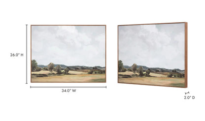 Vast Country Framed Painting