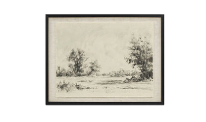 Briar Framed Print On Linen
