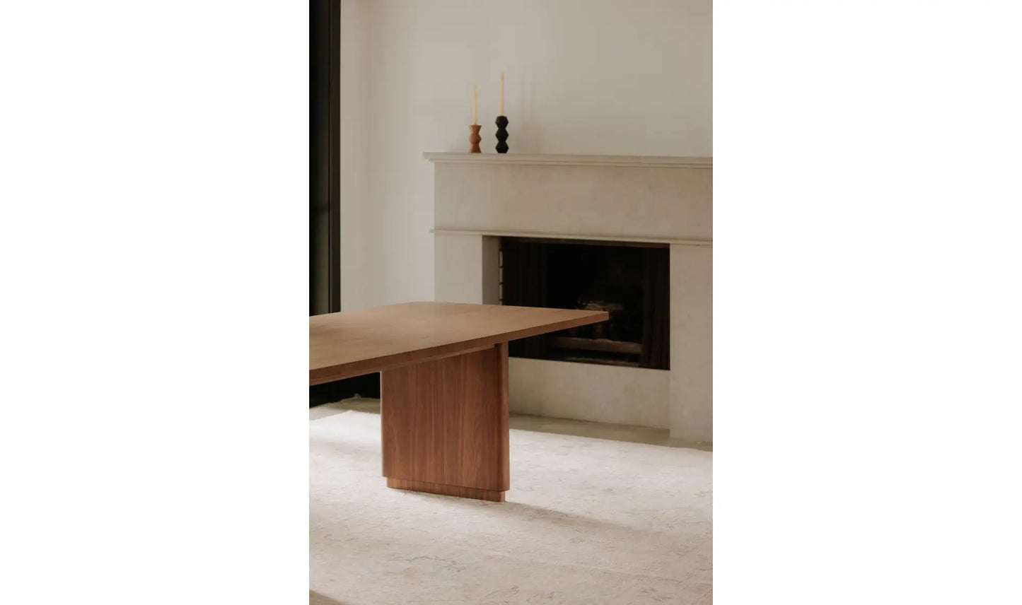 Lydia Walnut Dining Table